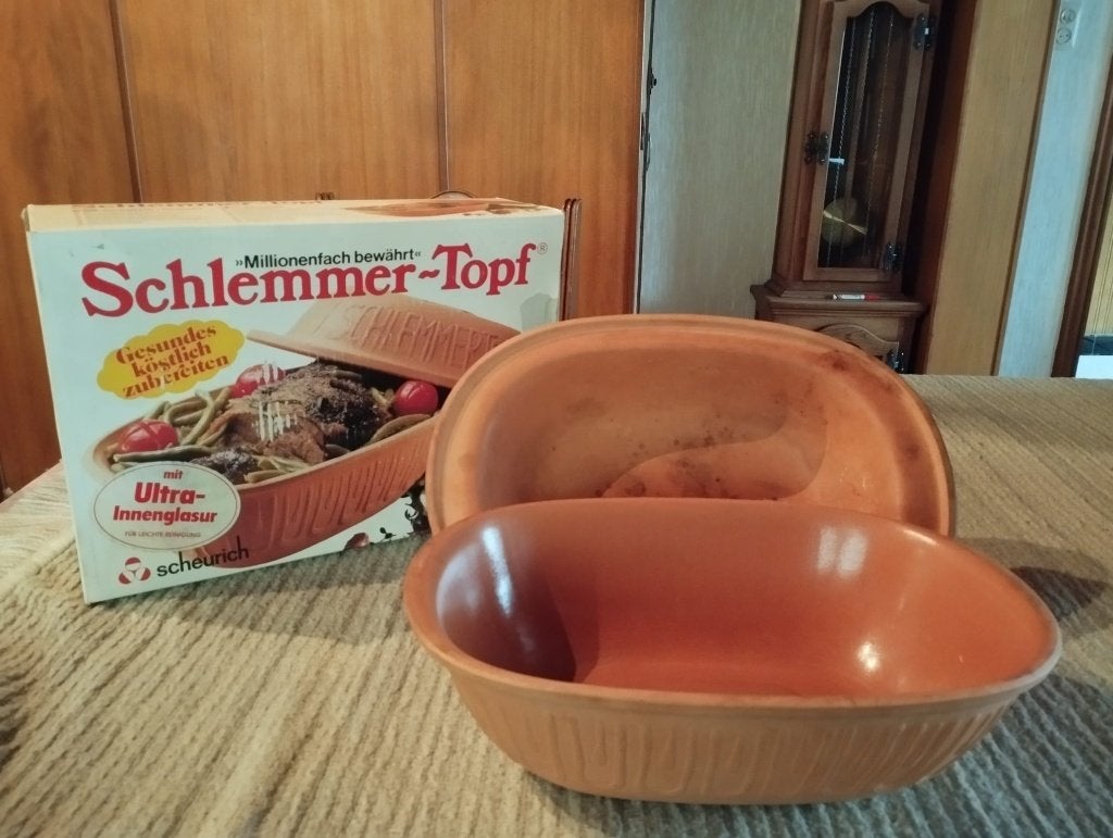 Römertopf braadpan, Huis en Inrichting, Ophalen, Gebruikt, Braadpan