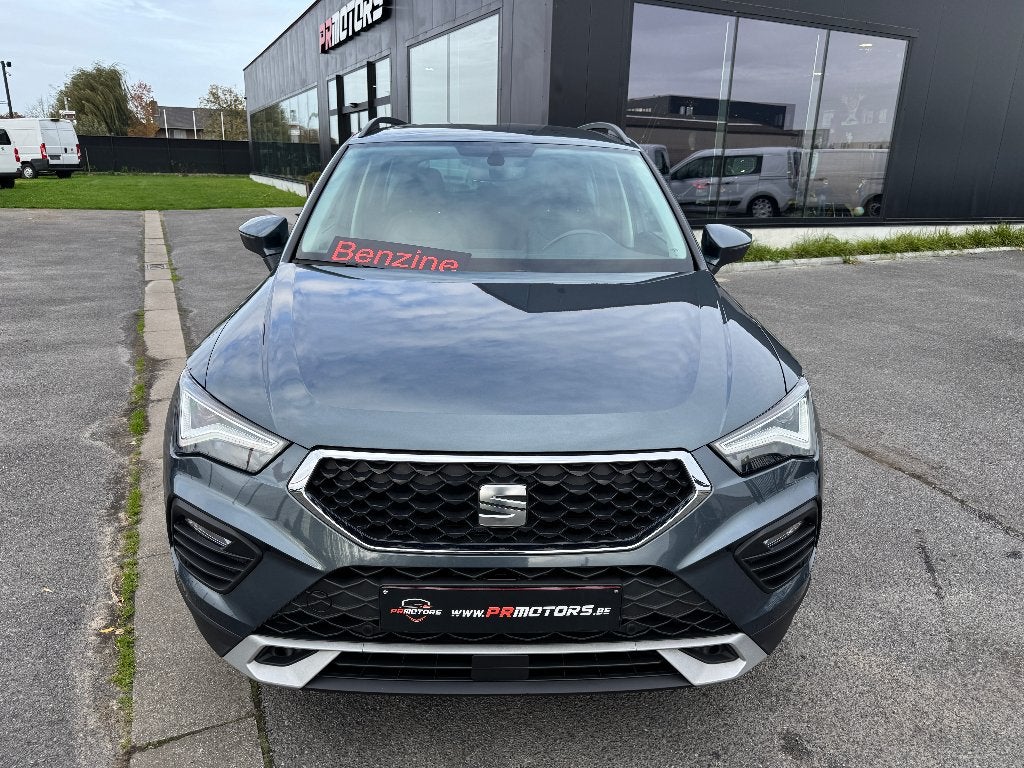 Seat Ateca 1.0 tsi ohboek camera carplay parkeerassistent, Autos, Argent ou Gris, Achat, Euro 6, Entreprise