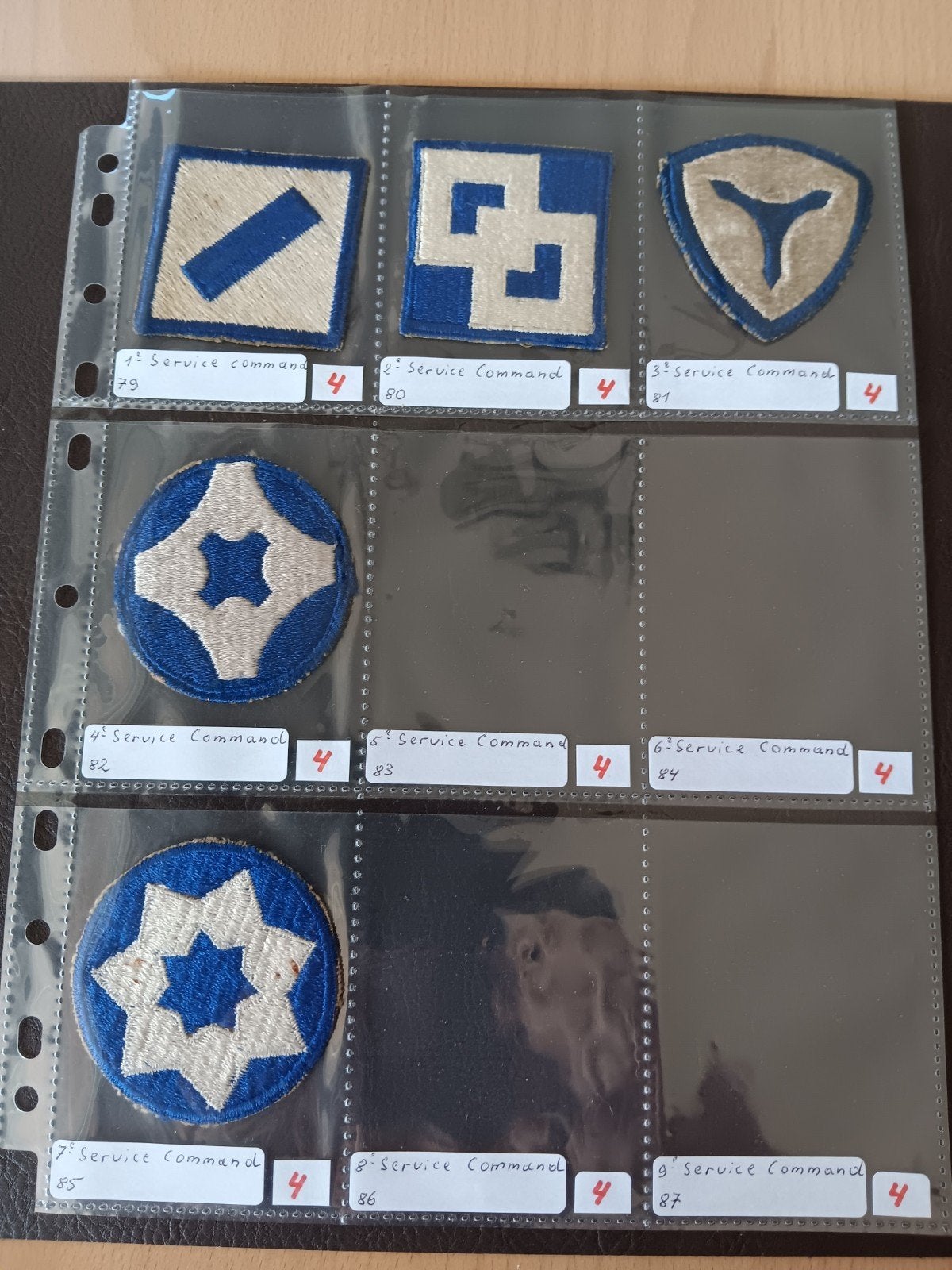 Us ww2 patches, Ophalen of Verzenden
