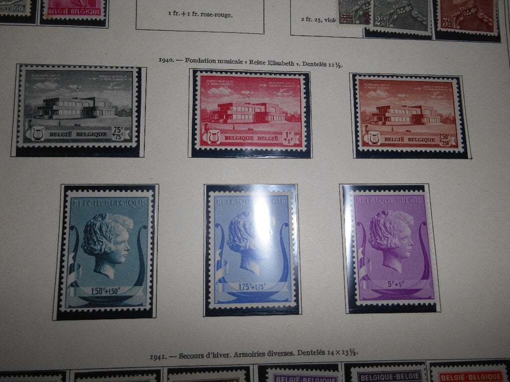 Série de 6 timbres Belge Fondation musicale Reine Elisabeth, Timbres & Monnaies, Timbres | Europe | Belgique, Enlèvement ou Envoi