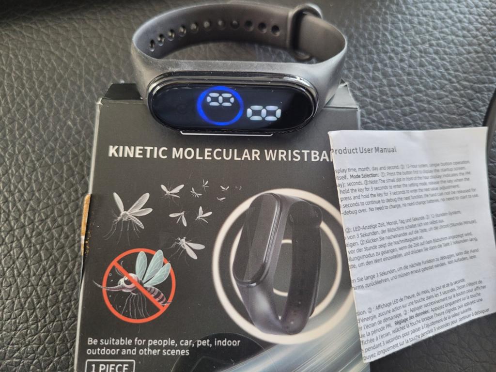 Bracelet anti-moustique électronique - Bracelet intelligent, Sports & Fitness, Cardiofréquencemètres, Enlèvement ou Envoi