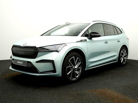 Skoda  Enyaq 85 Sportline 82kWh 210kW (285pk) 1v, Auto's, Automaat, Parkeersensor, Elektrisch, https://public.car-pass.be/vhr/d8849ccd-f01a-4730-9227-b185509d3f62
