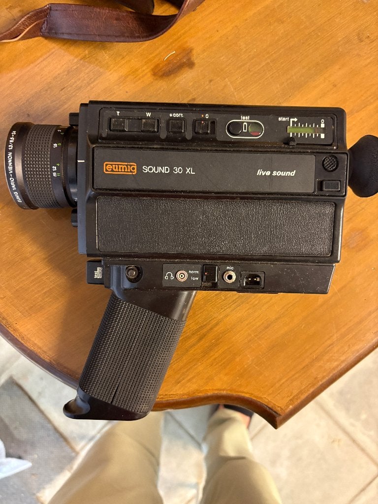 Caméra Super 8 Eumig des années 1970, Enlèvement, 1960 à 1980, Caméra