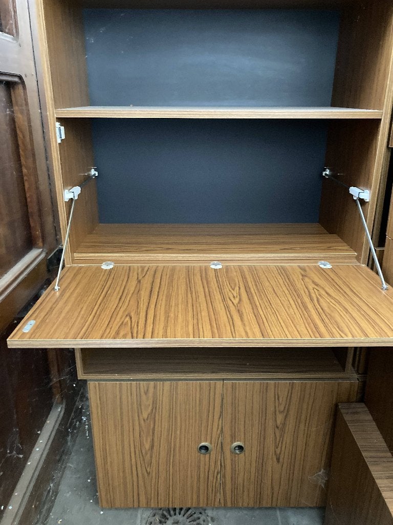 Vintage meubels uit de jaren 70 (bibliotheek + bar), Ophalen, Zo goed als nieuw, Vintage