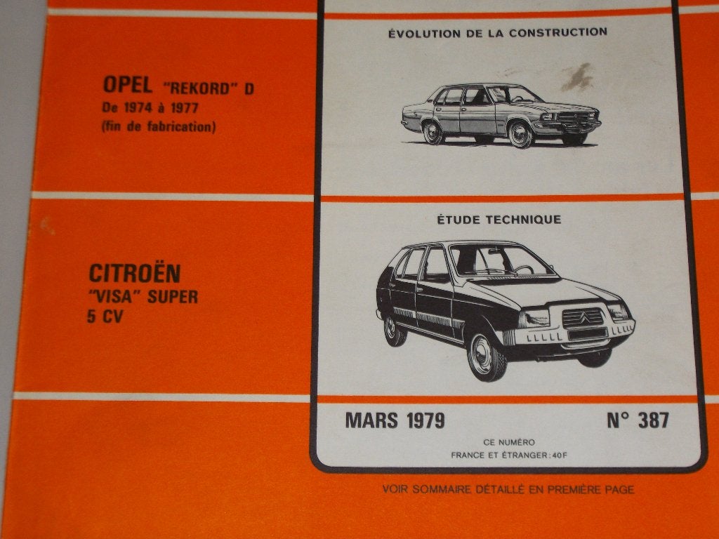 revue technique citroen visa 1100cc de 1978-1982, Ophalen of Verzenden