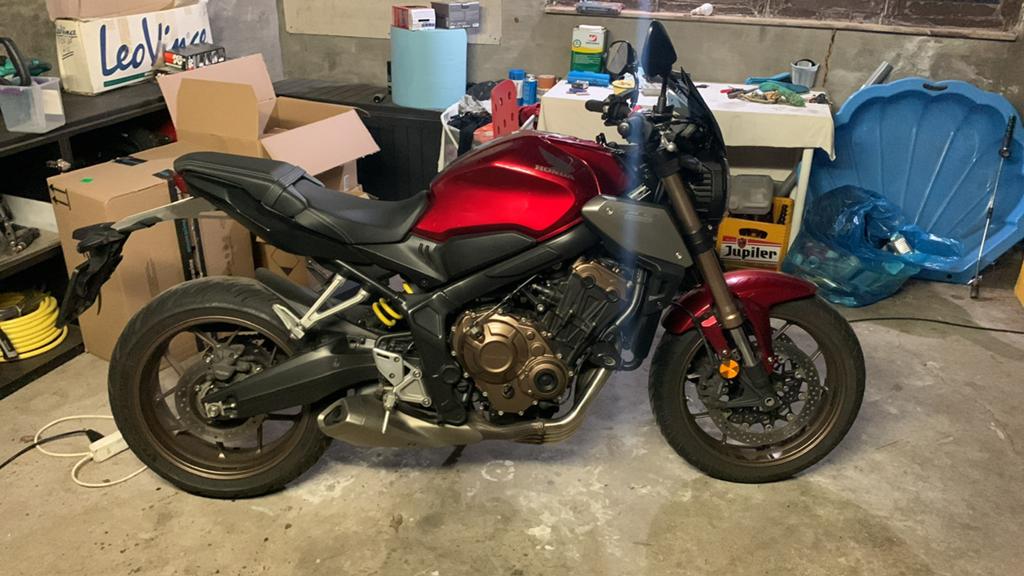 Honda CB650R 2021, Permis Moto A, Plus de 35 kW, Particulier, 4 cylindres