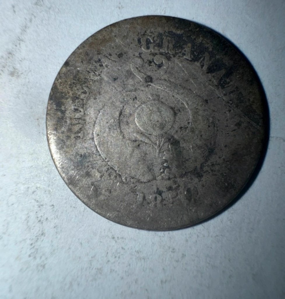 Pièce ancienne Colombie Nouvelle-Grenade Bogota XIXe argent, Enlèvement ou Envoi, Amérique du Sud, Monnaie en vrac, Argent