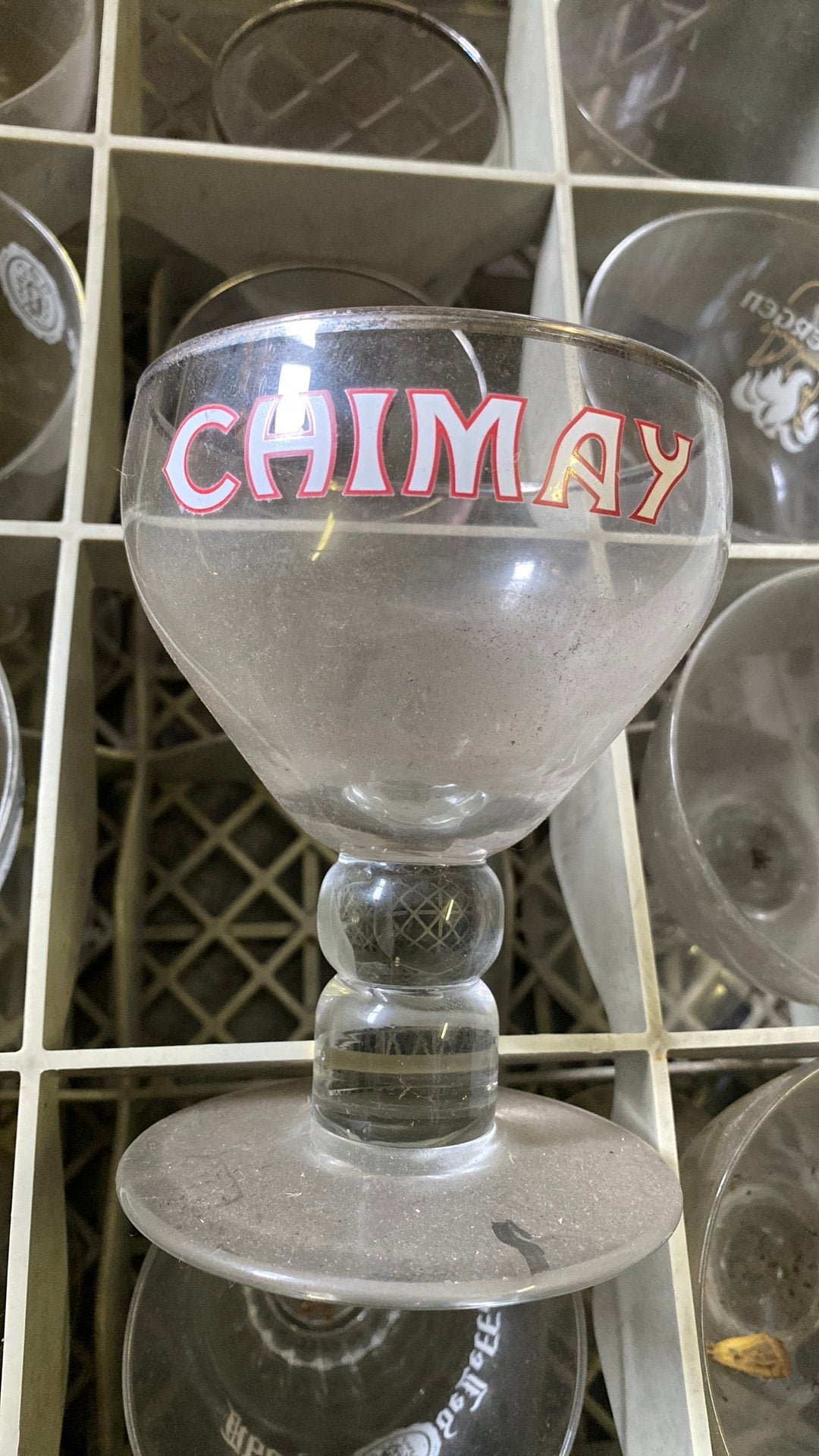 Bierglazen chimay 3 stuks, Verzamelen, Ophalen of Verzenden, Zo goed als nieuw