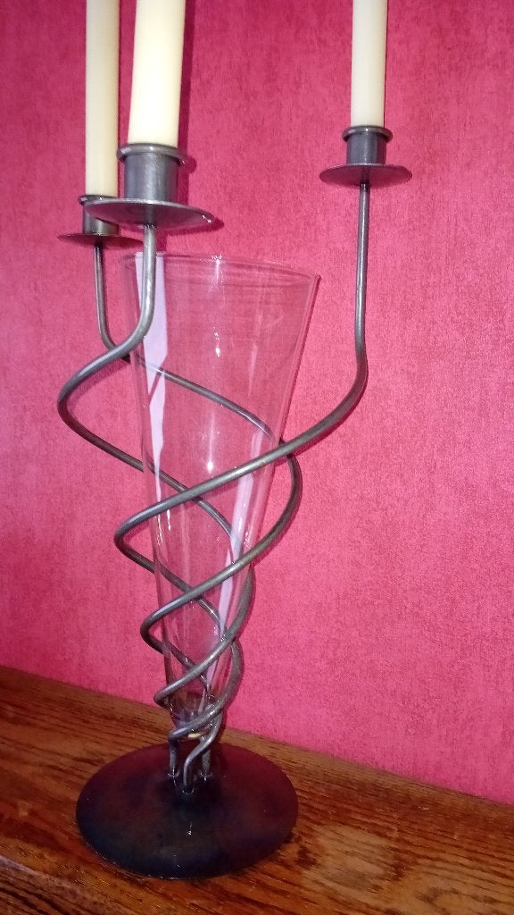 Chandelier artistique avec vase, Antiquités & Art, Enlèvement