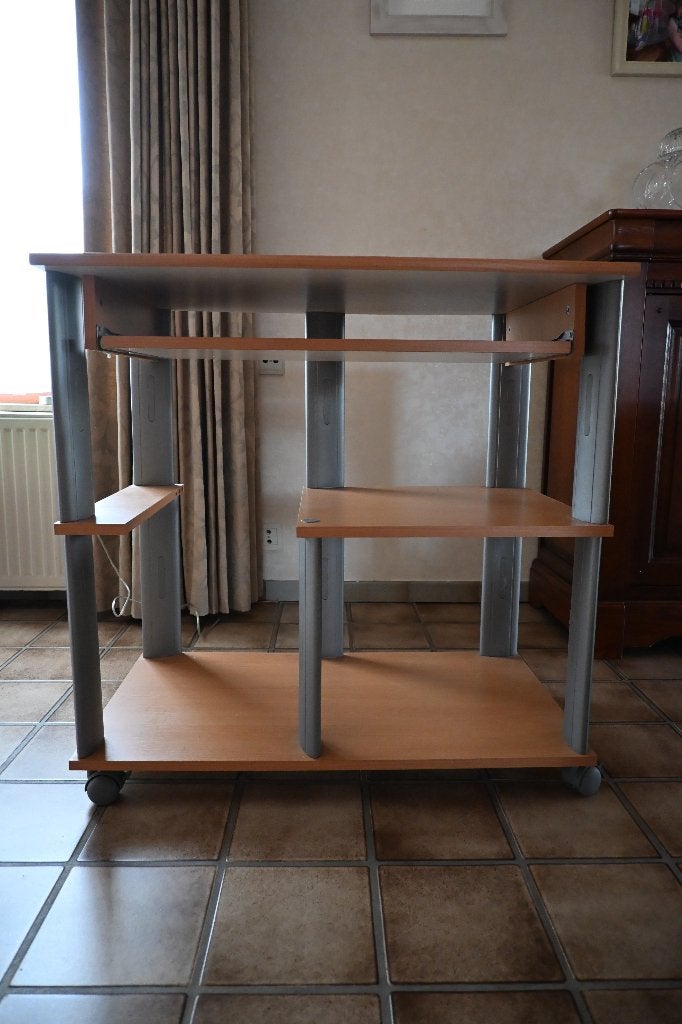 computertafel, Maison & Meubles, Armoires | Meubles ordinateur, Enlèvement, Métal