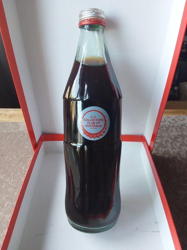 Coca Cola FLES AUSTRALIA ADELAIDE 1991 COLLECTORS CLUB 500 M, Verzamelen, Merken en Reclamevoorwerpen, Zo goed als nieuw, Gebruiksvoorwerp