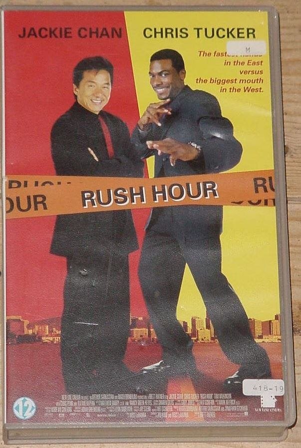 Videoband VHS Action Comedy Rush Hour, J.Chan&C.Tucker, 1998, CD & DVD, Enlèvement ou Envoi, Anglais, Comédie, Utilisé