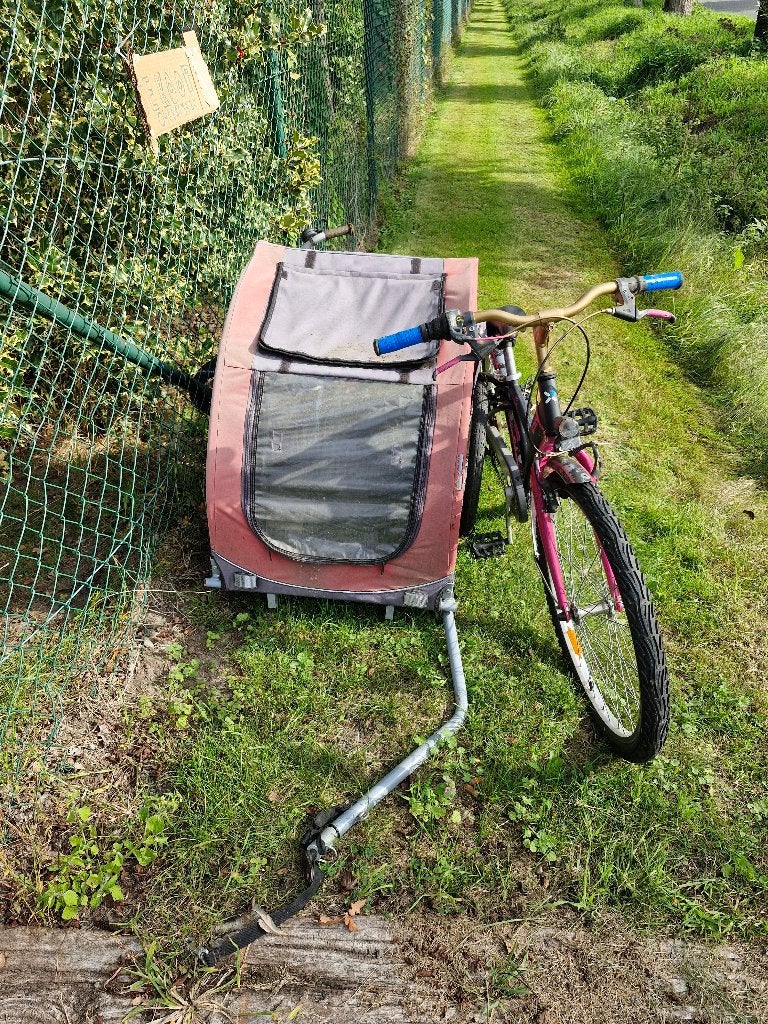 chariot à vélo, Enlèvement, Utilisé, Remorque de vélo pour chien