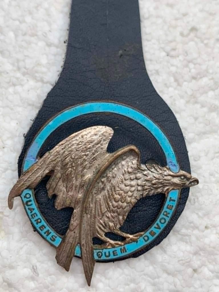 Borsthanger, De witte adelaar (Blauwe Cirkel) Luchtmacht, Verzamelen, Militaria | Algemeen, Ophalen of Verzenden, Luchtmacht, Embleem of Badge