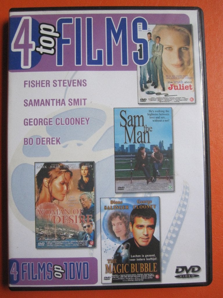 4 Top Films (4 films op 1 DVD), Cd's en Dvd's, Engels, Nederlands, Ophalen of Verzenden, Zo goed als nieuw