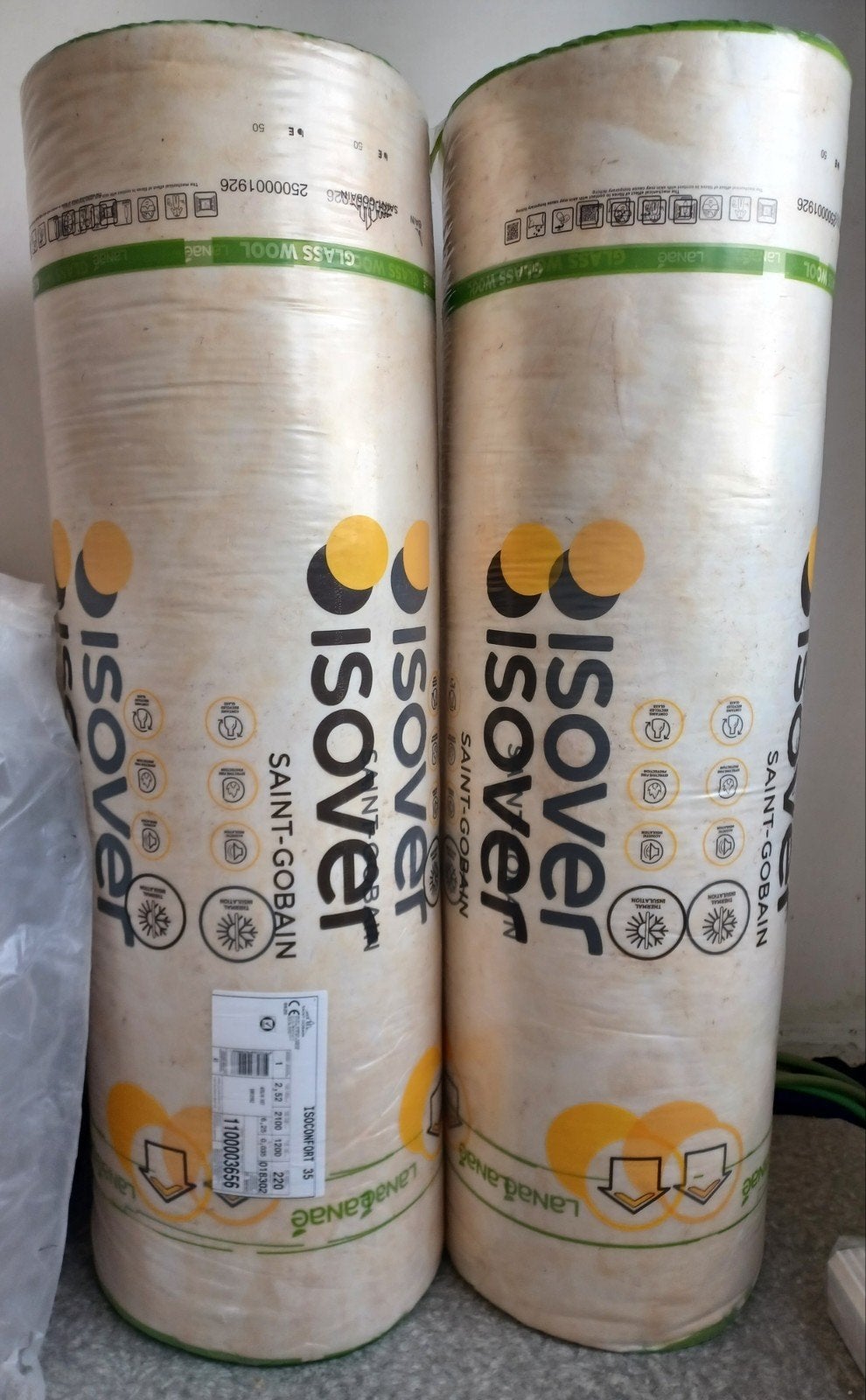 Isover Isoconfort 35 isolatiewol, 22 cm dik, Enlèvement, Neuf