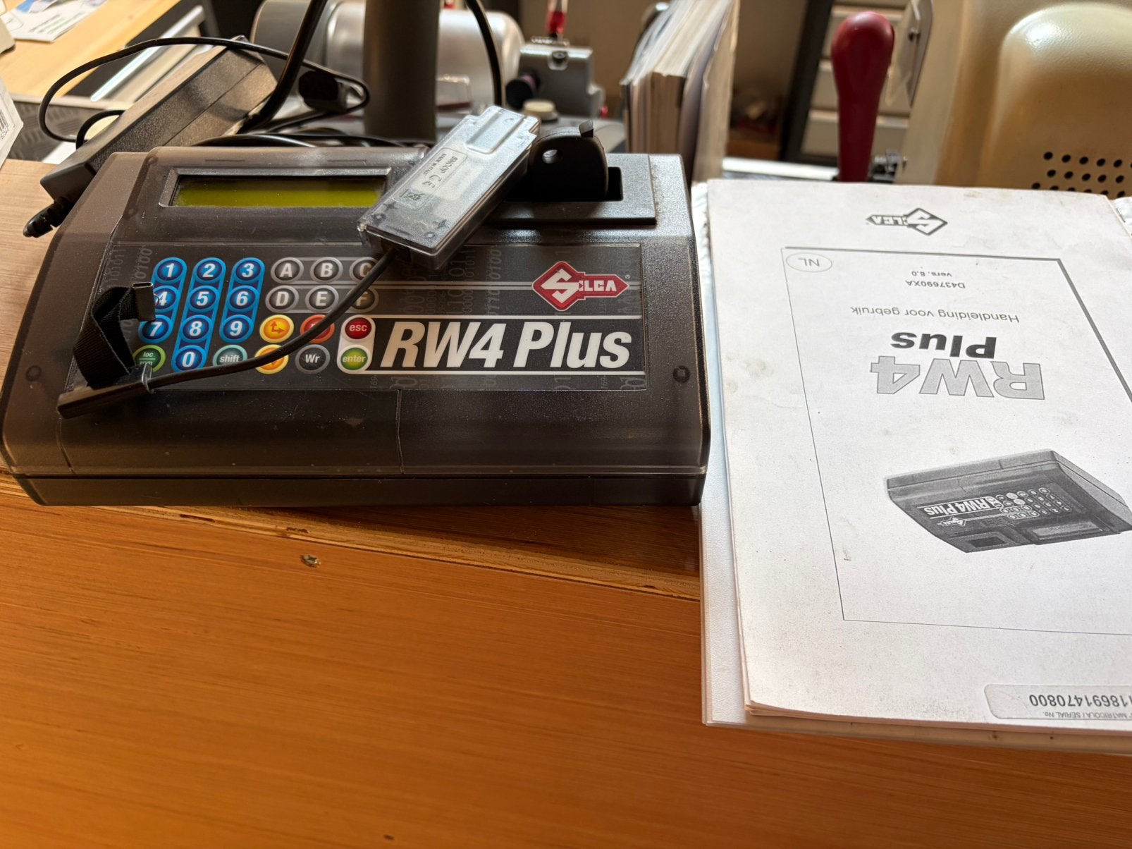 Silca RW4plus, Enlèvement, Utilisé