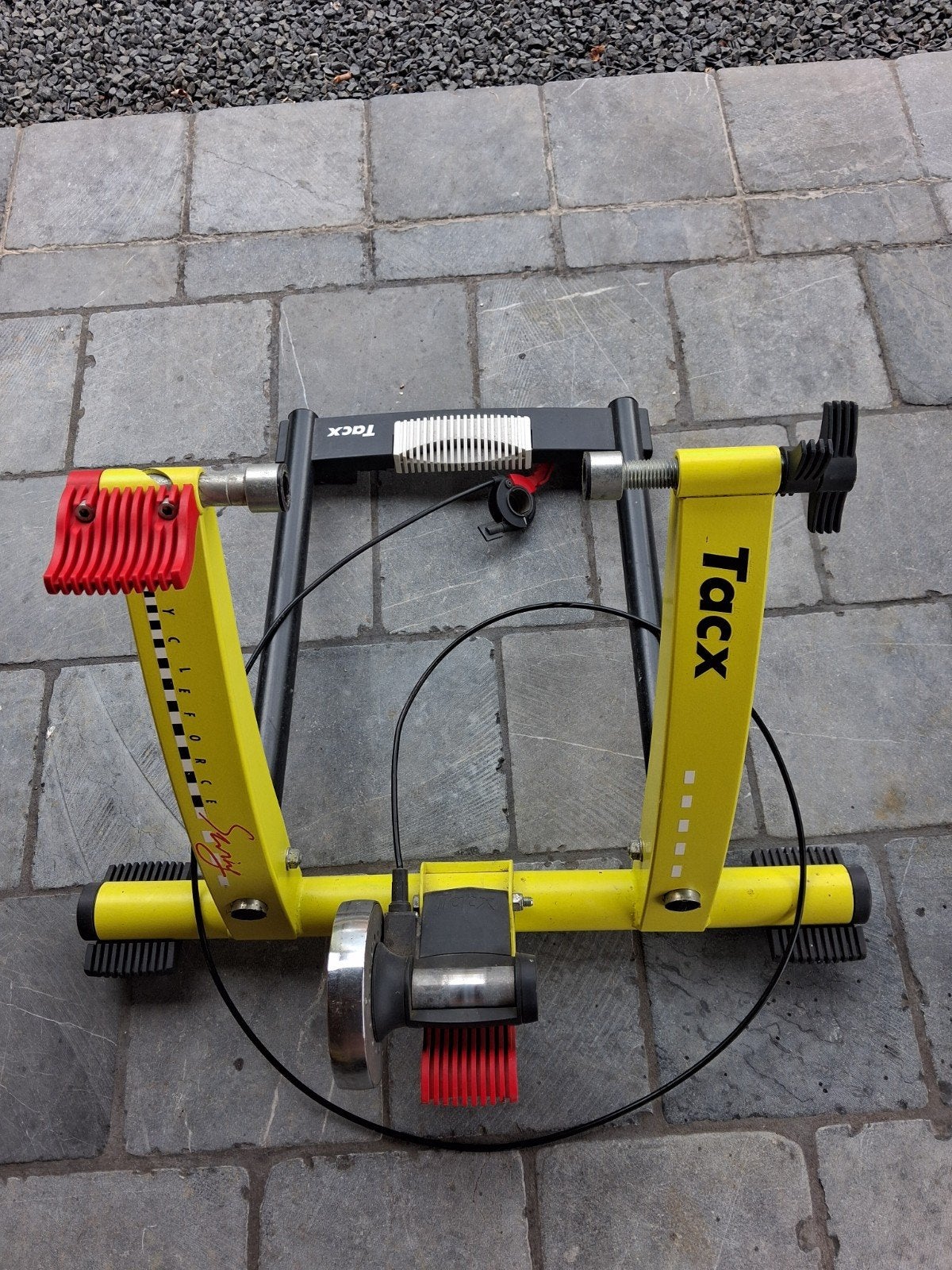 Tacx fietsrol systeem, Ophalen