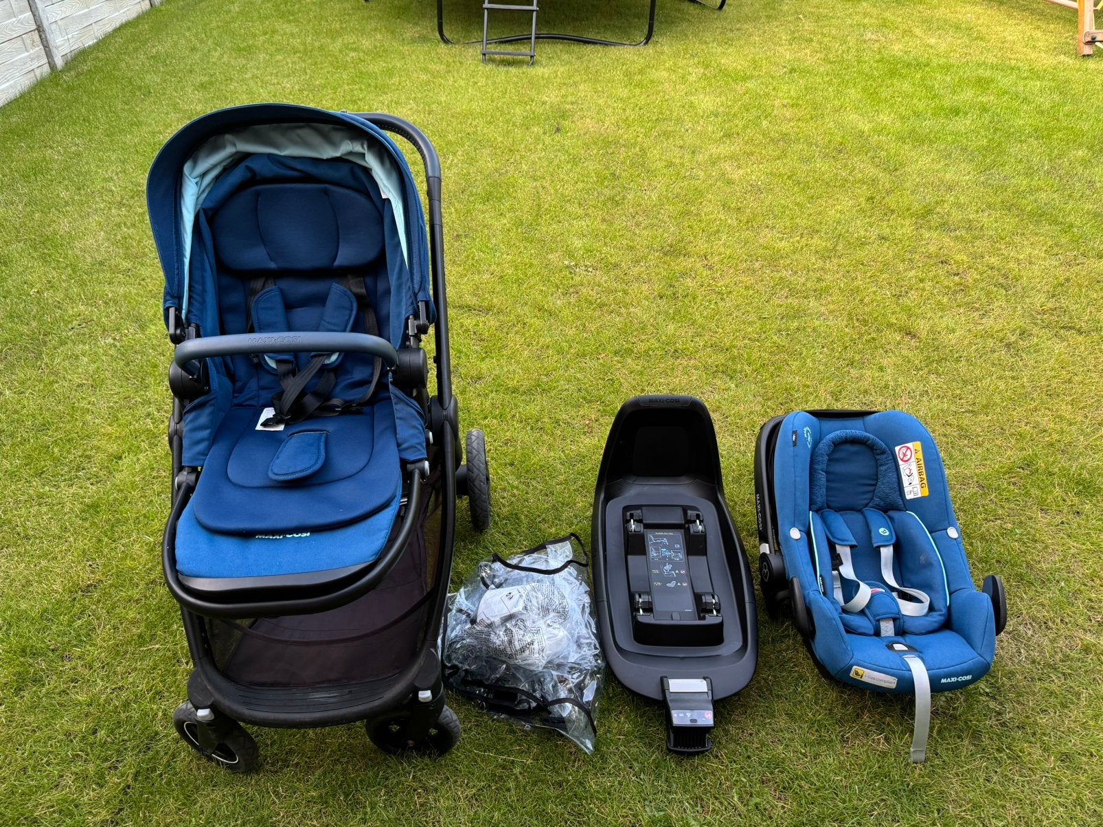 Kinderwagen + Maxi-Cosi autostoel + Isofix, Avec siège auto, Enlèvement, Utilisé, Poussette