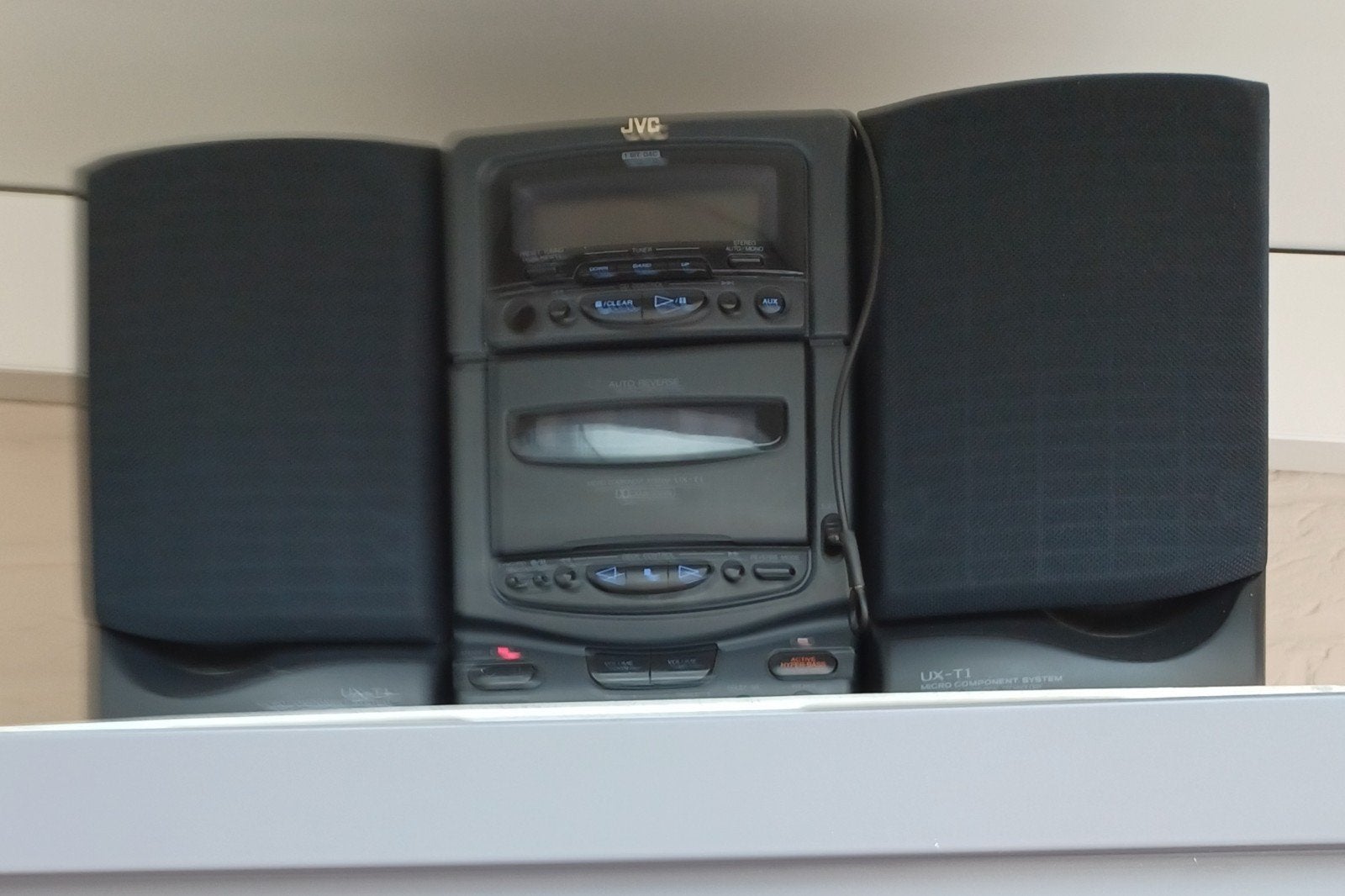 radio, CD, en cassette, fhilips,zwart. met boxen, Enlèvement