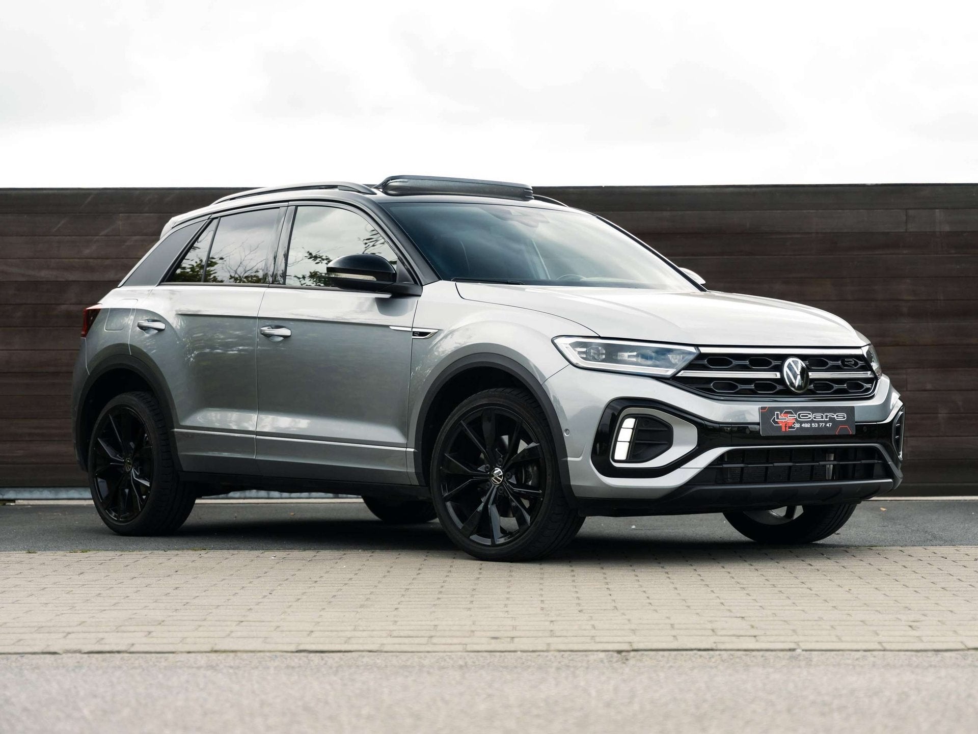 Volkswagen T-Roc T-Roc 1.5 TSI R-Line Ultimate Black DSG, Autos, Argent ou Gris, Achat, Entreprise, Noir
