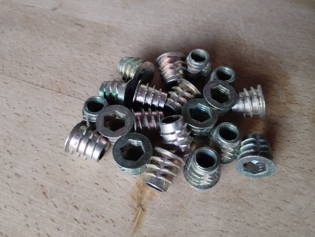 20x Rampamoer M6 of M8, verschillende lengtes, Ophalen of Verzenden, Nieuw, Minder dan 50 mm, Bouten of Moeren