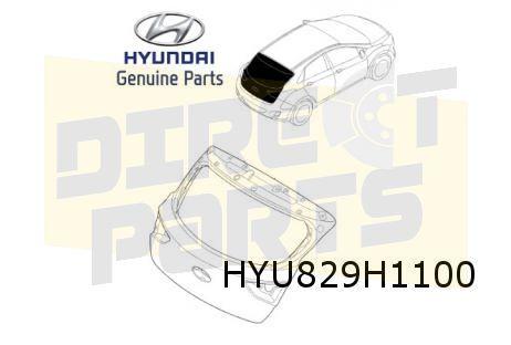 Hyundai	i30 (4/12-4/17) achterklep Origineel! 73700A6200, Verzenden, -, Nieuw, Achter