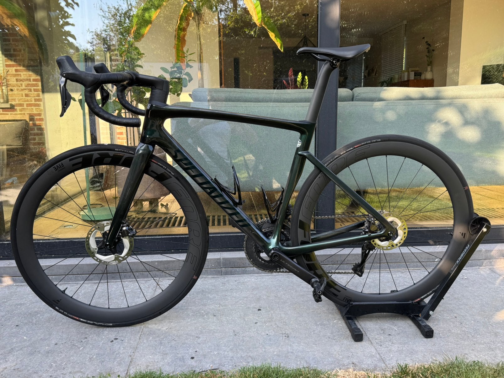 Specialized Tarmac SL7 – Di2 – Forest Green, Vélos & Vélomoteurs, Vélos | Vélos de course, Comme neuf, Carbone, Enlèvement