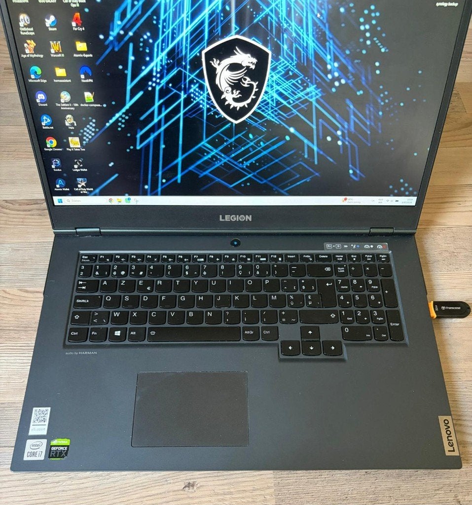 Laptop Lenovo Legion 5 - 17" scherm, 17 pouces ou plus, 1500GB, Comme neuf, Enlèvement