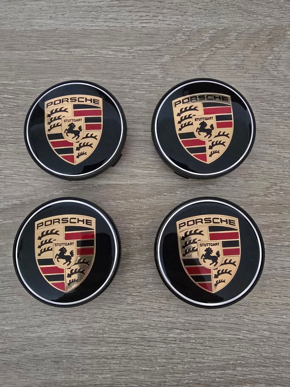 Porsche, capuchons centraux, diamètre 68 mm/64 mm, Enlèvement ou Envoi, Neuf