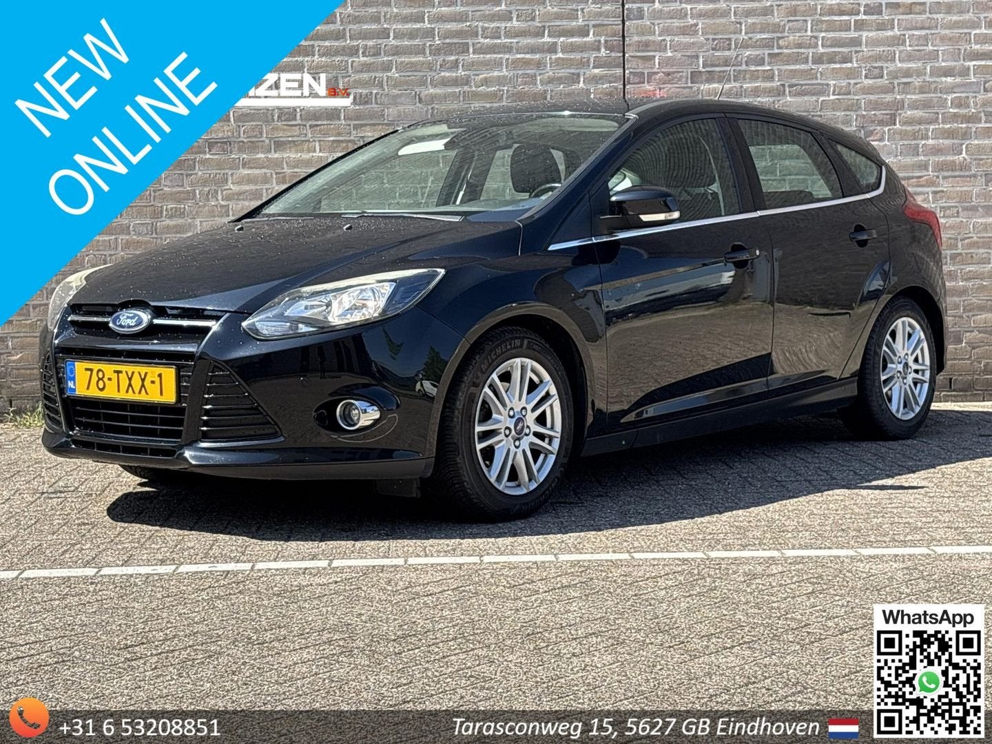 Ford Focus 1.0 EcoBoost Lease Titanium | Cruise | Trekhaak |, Auto's, Ford, Focus, 109 g/km, Zwart, Bedrijf