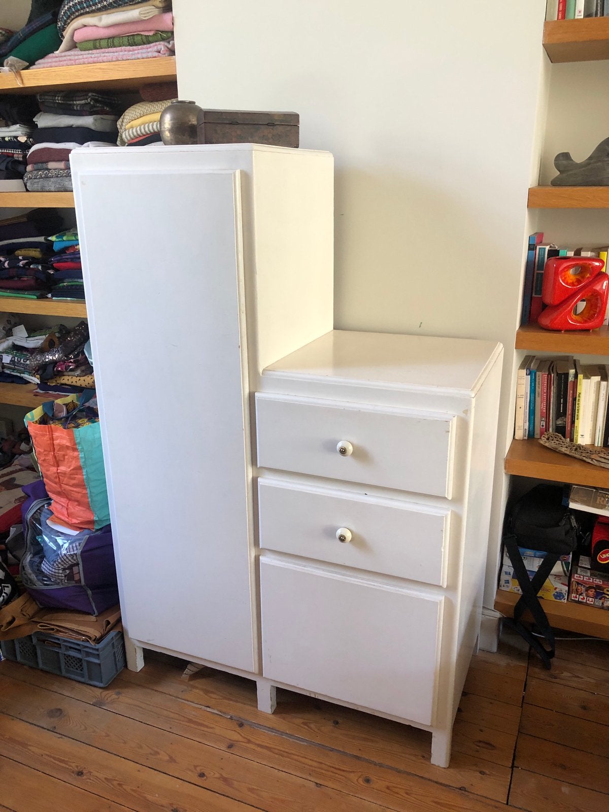 Armoire, 3 ou 4 tiroirs, 25 à 50 cm, Enlèvement, Utilisé