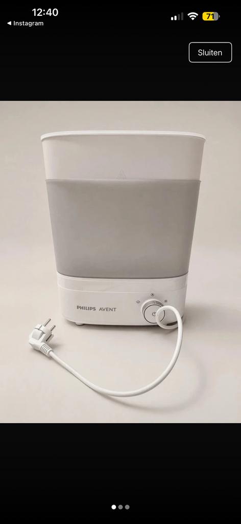 Philips avent sterilisator, Ophalen of Verzenden, Zo goed als nieuw