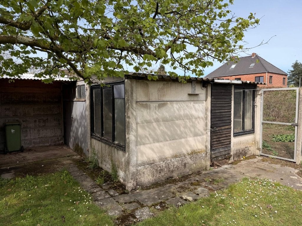 Betonplaten en palen, Tuin en Terras, Ophalen, Gebruikt, Palen