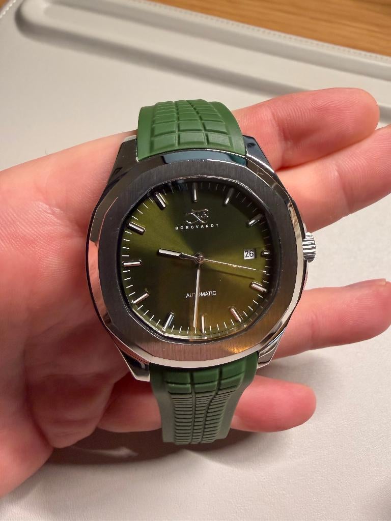 Borgvardt 1970 SPORT 02, Handtassen en Accessoires, Horloges | Heren, Overige merken, Staal, Polshorloge, Nieuw