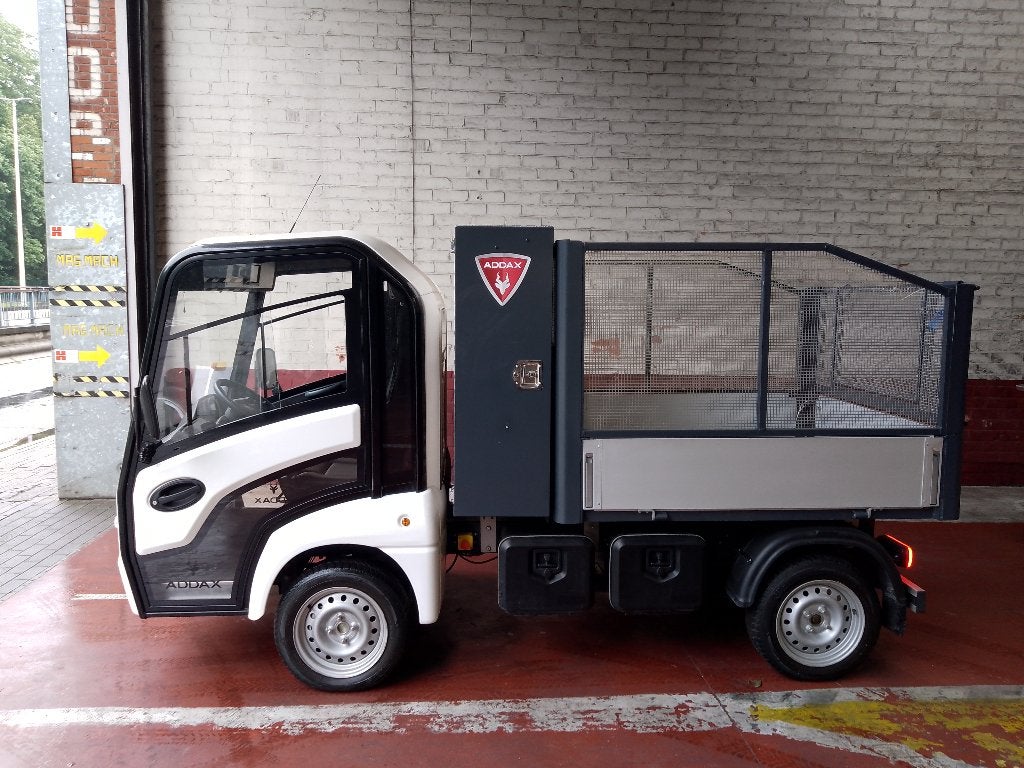ADDAX MT15N Elektrische Bedrijfswagen | 9.153 km | Trekhaak, Autos, Achat, Entreprise, 2 places, Noir