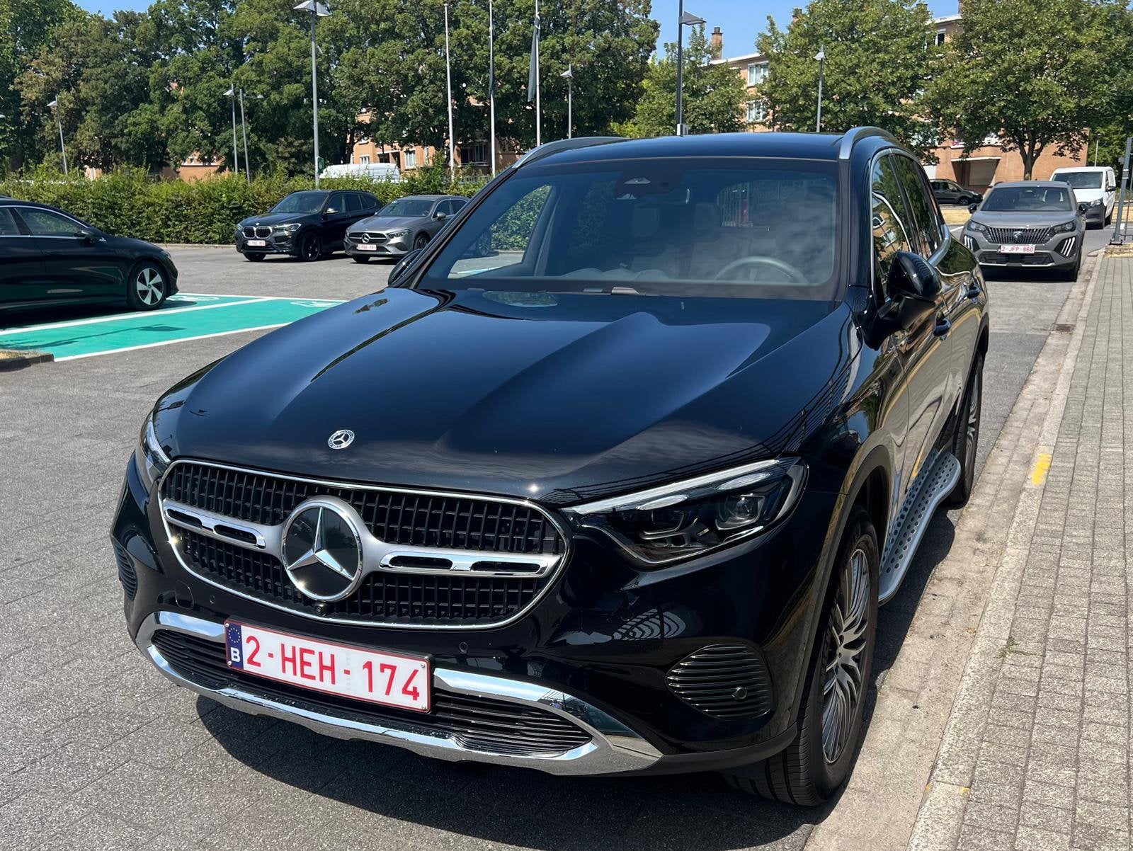 Car for sale, Auto's, Mercedes-Benz, Zwart, Zwart, Leder, GLC