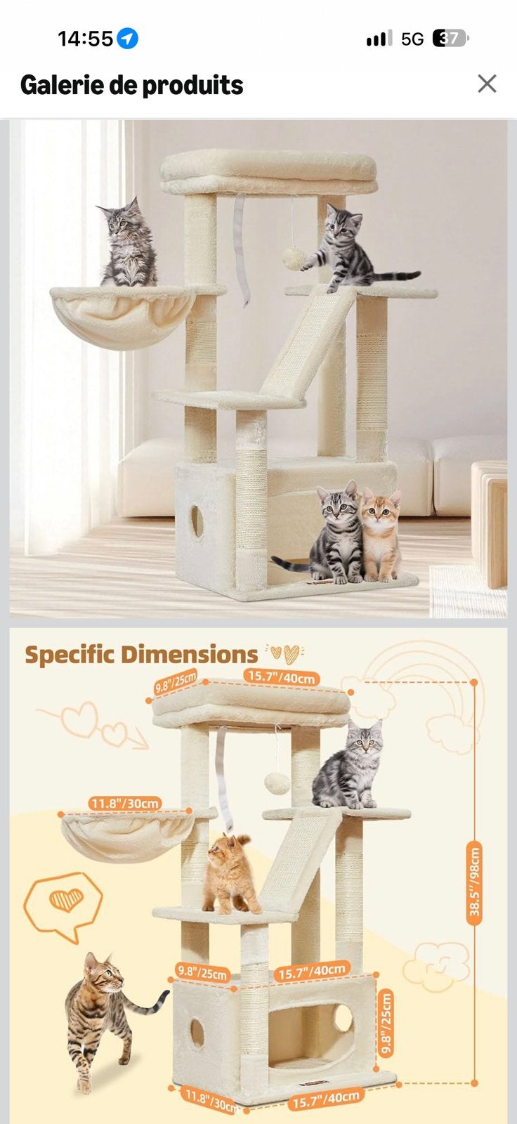 Arbre a chat, Animaux & Accessoires, Enlèvement, Neuf