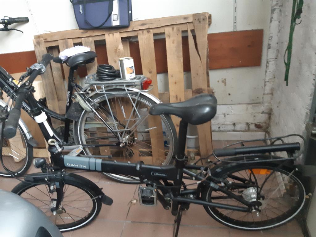 Plooifiets dahon, Fietsen en Brommers, Fietsen | Vouwfietsen, Ophalen, Gebruikt, 14 tot 16 inch, Versnellingen