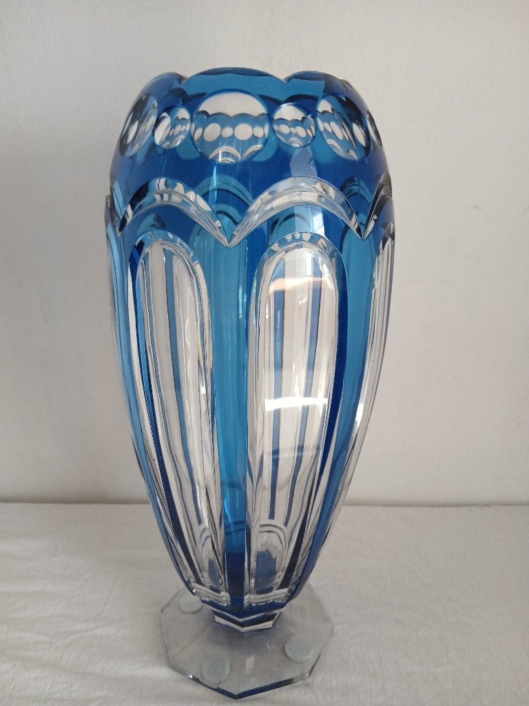 VASE ASP9 36CM EVIAN JS VAL SAINT LAMBERT 1926, Antiek en Kunst, Ophalen of Verzenden
