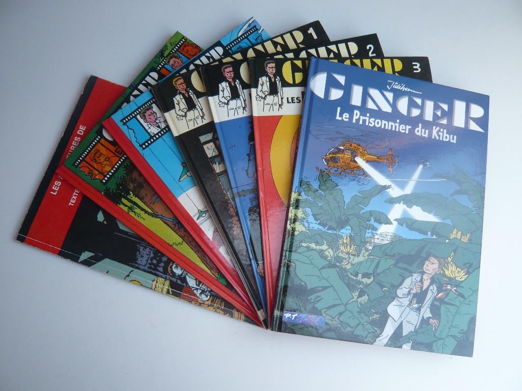 Bd GINGER tomes 1 à 7 (EO tbe) de JIDEHEM, Livres, BD, Enlèvement ou Envoi, Jidehem, Série complète ou Série, Utilisé