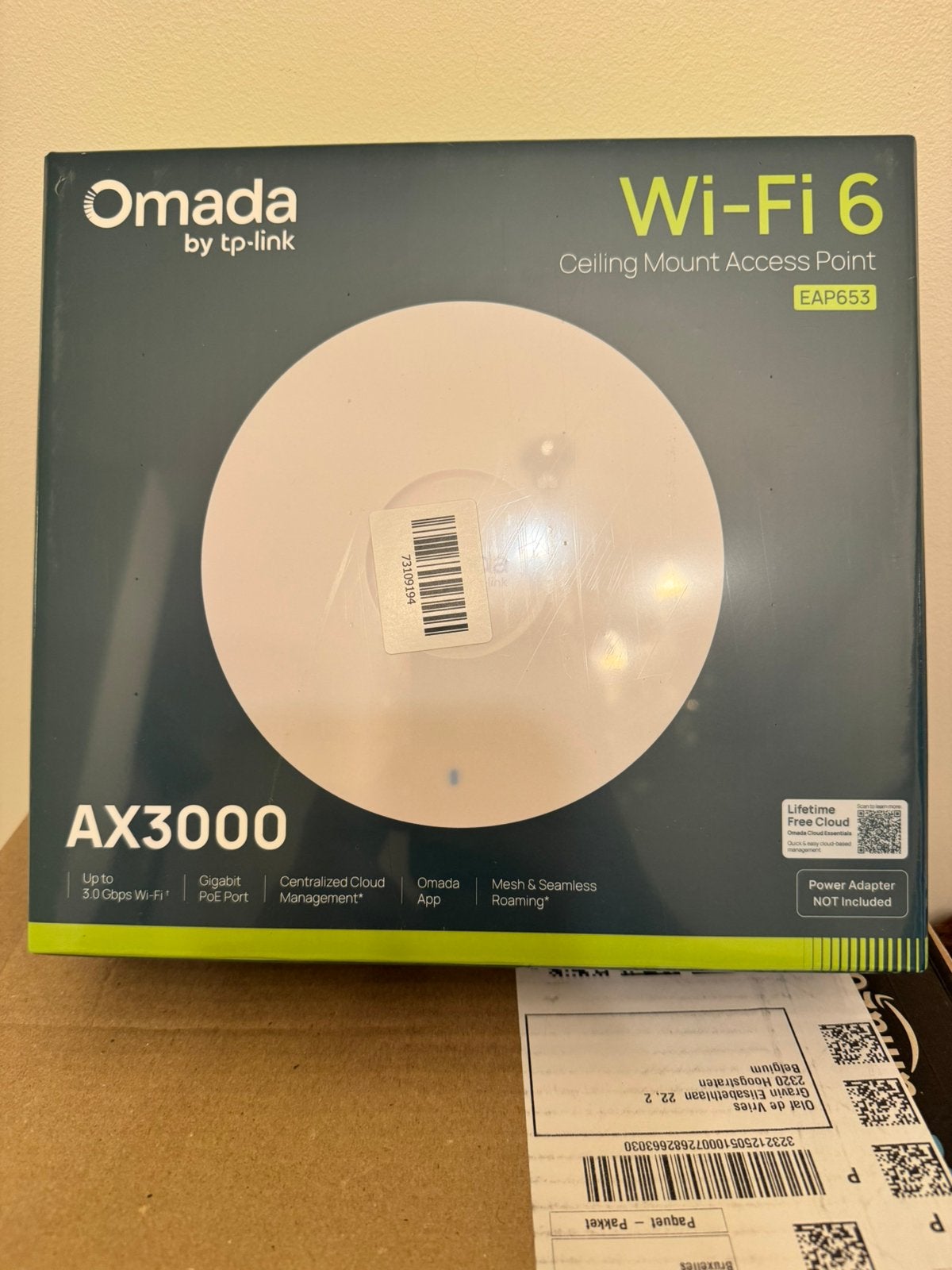 Nieuwe TP-Link Omada EAP653, Informatique & Logiciels, Amplificateurs wifi, Neuf, Enlèvement ou Envoi