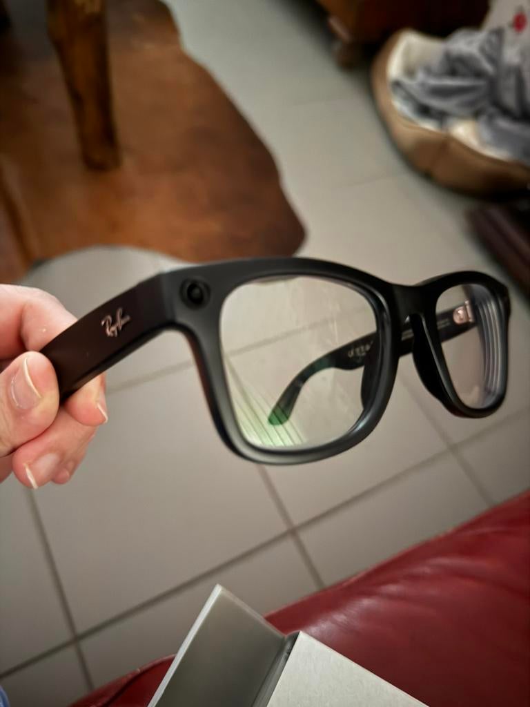meta ai bril rayban gen2, Handtassen en Accessoires, Zonnebrillen en Brillen | Heren, Ophalen, Zo goed als nieuw, Zwart, Bril
