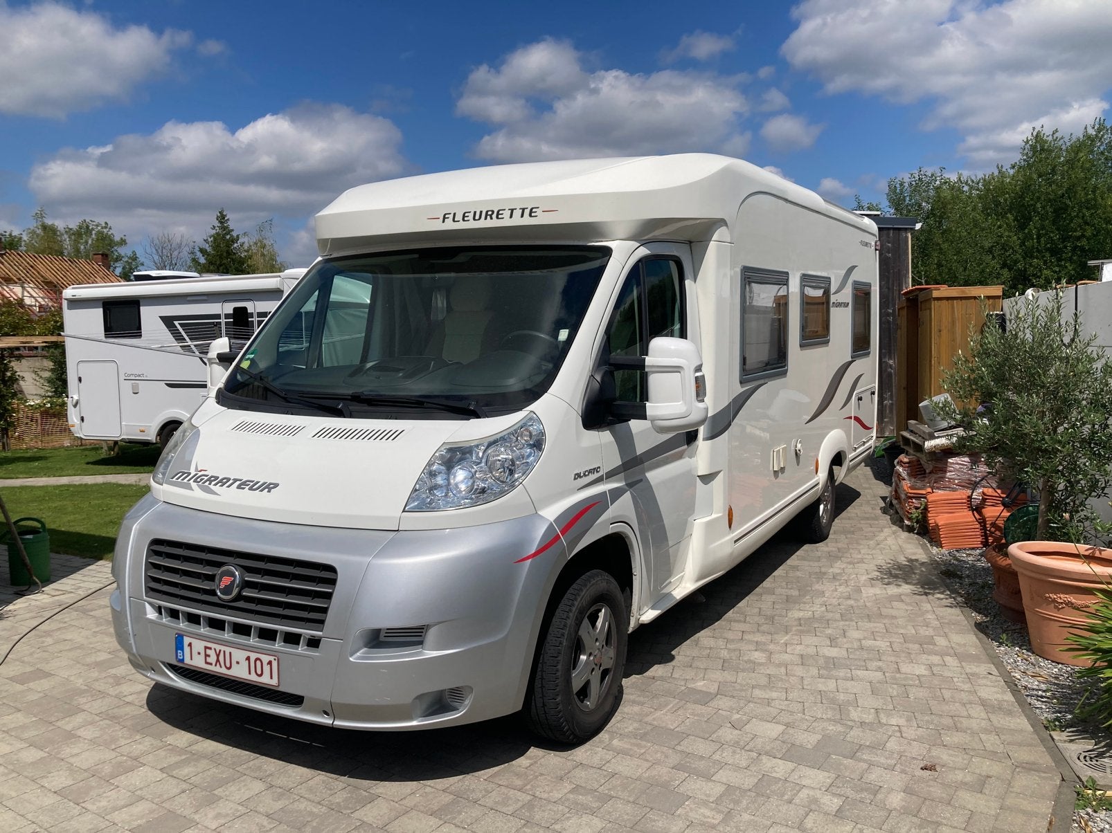 Camper fleurette te koop, Caravans en Kamperen, Overige merken, Chemisch toilet, Ringverwarming, Fiat
