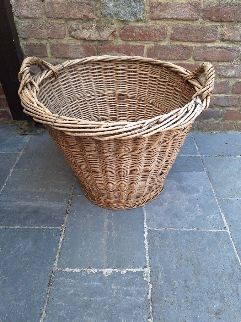 panier en osier (60 cm x 45 cm), Maison & Meubles, Accessoires pour la Maison | Plataux & Paniers, Utilisé, Panier, Rond, Osier