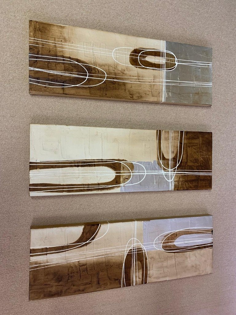 Schilderij kaders, Beige, 30 cm, Schilderij, Hout