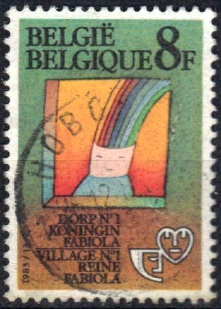 Belgique 1983 - Yvert/OBP 2012 - Village de la Rine Fa (ST), Envoi, Affranchi, Oblitéré