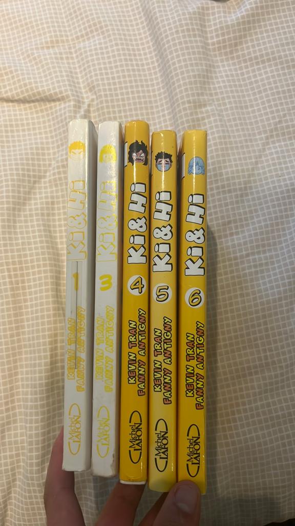Manga kevin tran ki&hi 1-6 sauf le 2, Livres, Enlèvement ou Envoi, Utilisé, Fiction