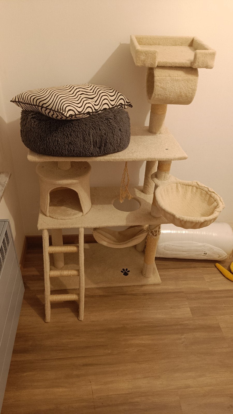 Kattenpaal, Ophalen