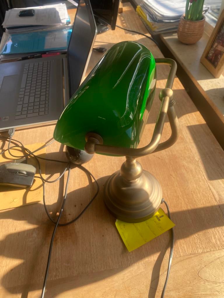 Lampe de bureau ancienne, Enlèvement, Utilisé